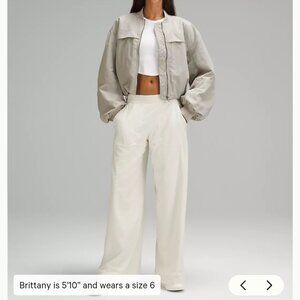 Swift Mid-Rise Wide-Leg Pant in Bone